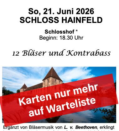 12 Bläser und Kontrabass